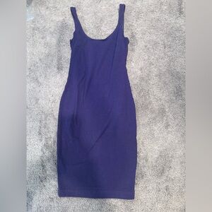 American Apparel low back Purple layering Mini Dress